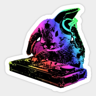 DJ Bunny Sticker